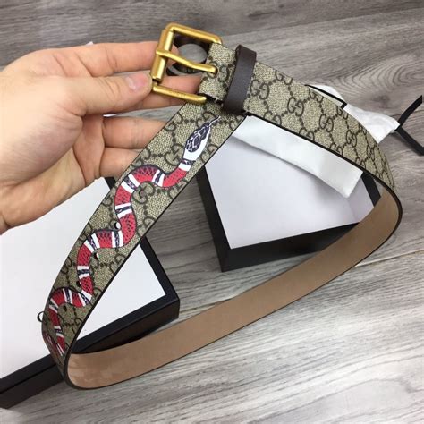 gucci kingsnake belt fake|gucci belt silver buckle men's.